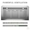 Anzzi 36-inch Under Cabinet Range Hood, Ducted or Ductless Convertible Kitchen over Stove Vent RH-AZ2590PSS - alternate 6